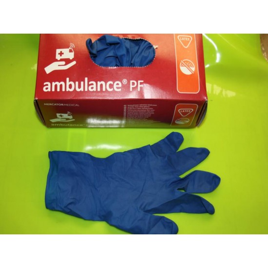 Перчатки резиновые (25 пар-1 упаковка) амбуленс CARE