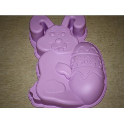 Силикон заяц с яйцом пасхальный МН3381 310х230х45 №755