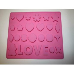 Силікон лід "LOVE" 200х250х6 (Н1079) №032