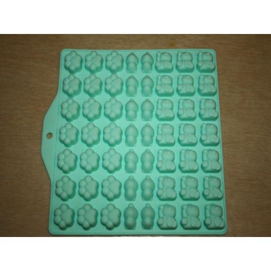 Силикон желейка лапки (В7-218)(жсц3057) 175х165х5 №747