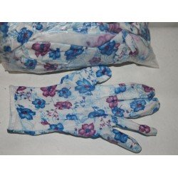 Перчатки цветы силикон Т9 (12шт)