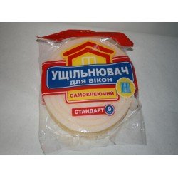 Уплотнитель  для окон 9м на самоклейке