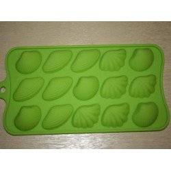 Силикон лед ракушки.гребешки из 15 (Н1305) 210х100х10 №202