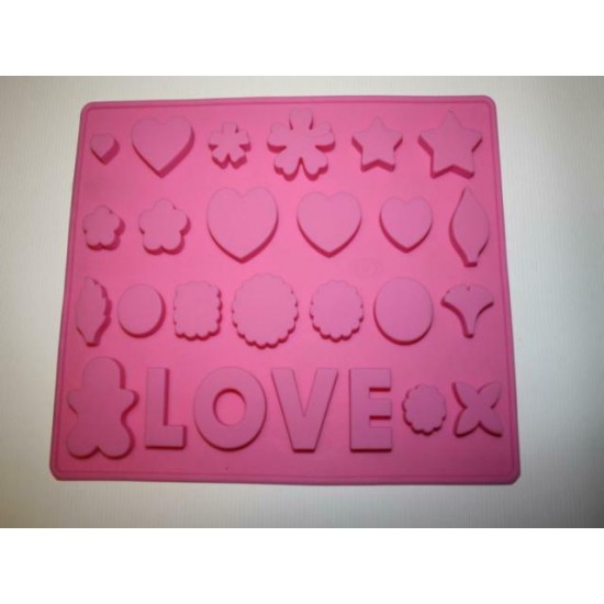 Силікон лід "LOVE" 200х250х6 (Н1079) №032